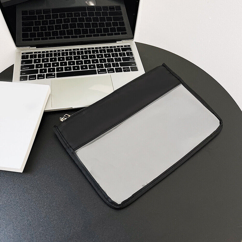 Transparent Clutch Bag Letter Cosmetic Bag PVC Travel Make Up Handbag Organiz