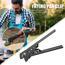 Camping Outdoor Pot Pan Gripper Bowl Cookware Anti-hot Hand Clip (Black) Newly