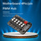 4-Pin PWM Cooler Fan HUB Extension Cable SATA Power Supply Adapter