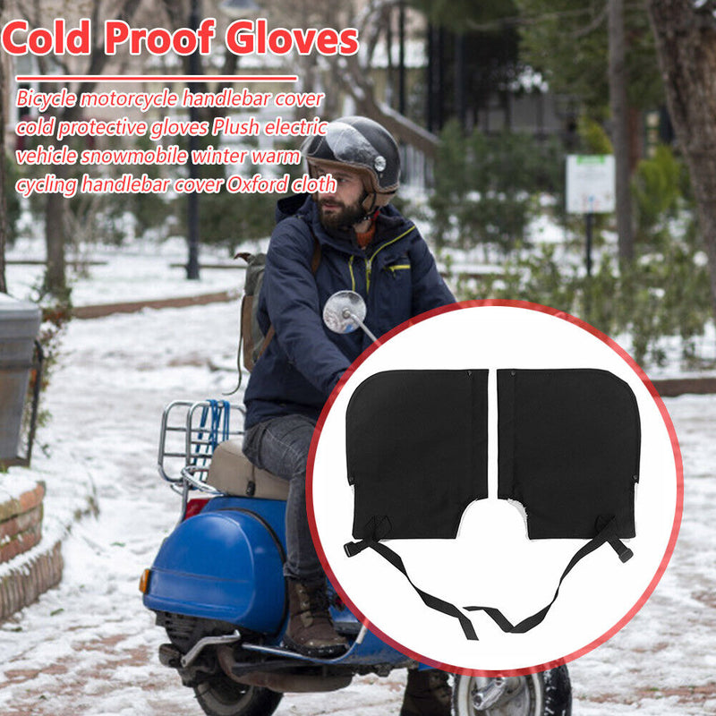 Bicycle Motorcycle Handleable Thermal Muffs Winter Hand Warm Handle Bar Covers