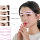 Makeup Tools 4 Styles Thrush Card Eyebrow Shaper Kit Grooming Eyebrow Stencil