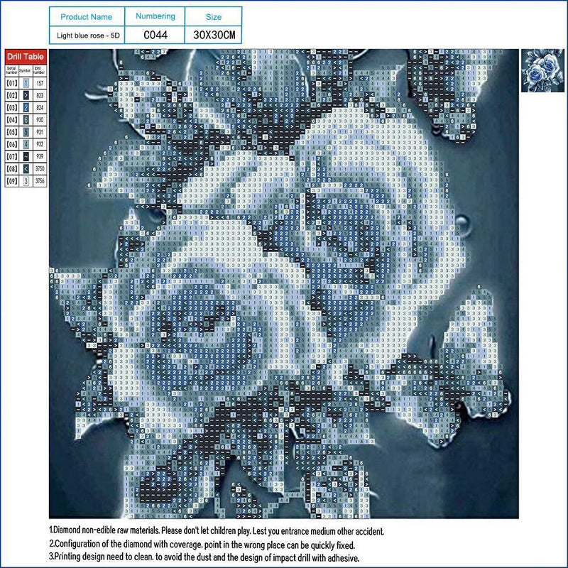 Rose 5D Diamond Painting DIY Mosaic Cross Stitch Kit for Home Embroidery