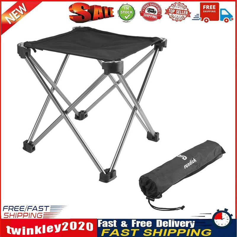 Lightweight Portable Footstool Camping Folding Fishing Outdoor Chair (M) Newly
