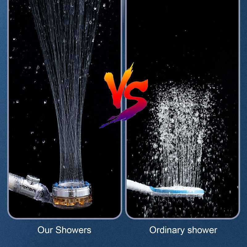 High Pressure Shower Heads - Turbo Fan SPA Massage Propeller Shower Head Newly