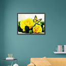 Yellow Pink 5D Diamond Painting DIY Full Drill Round Rhinestone
