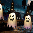 Halloween LED Flashing Light Glowing Wizard Ghost Hat Lamp (Warm White) Newly