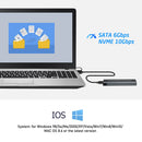 Convenient HDD Chassis Solid State Drive External Chassis Adapter Grey