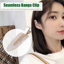 Acetate Leaves Seamless Hair Clip Girls No Bend Crease Bangs Clips (White) Newly