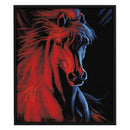 Full Embroidery DIY 14CT Stamped Canvas Art Cross Stitch Ice Fire Kit Ornam