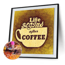 Coffee 5D DIY Diamond Painting Kits Full Round Drill Decor