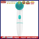 Waterproof 2 in 1 Silicone Electric Facial Cleanser Face Pore Cleansing Brush