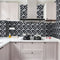 Retro Floor Tiles Wall Stickers Self-adhesive Decals for Kitchen (MSC066) Newly