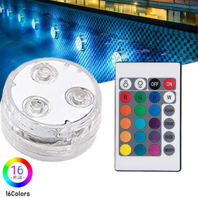 Waterproof Swimming Pool Candle Light Waterproof Pool Light With Remote Control`