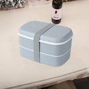 Portable Double Layer Box Kids Picnic Thermal Food Storage Container Supply