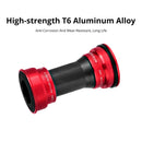 Mountain Bicycle Axis Crankset Aluminum Alloy MTB BB Bottom Bracket (Red) Newly