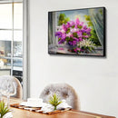 Painting By Numbers Kit Craft DIY Purple Flowers Digital Oil Art Picture Decor
