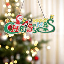 DIY Diamond Painting Merry Christmas Board Pendant Rhinestone Charm (DP009)