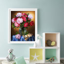 Flower Oil Paint By Numbers Kit DIY Acrylic Painting on Canvas Drawing Picture