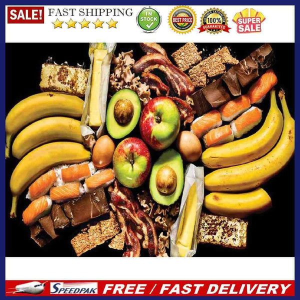 5D DIY Diamond Painting Full Round Drill Rhinestones Fruit ?Cross Stitch Pi