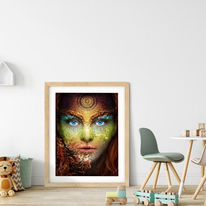 5D DIY Full Round Drill Diamond Painting woman Drawing Newly