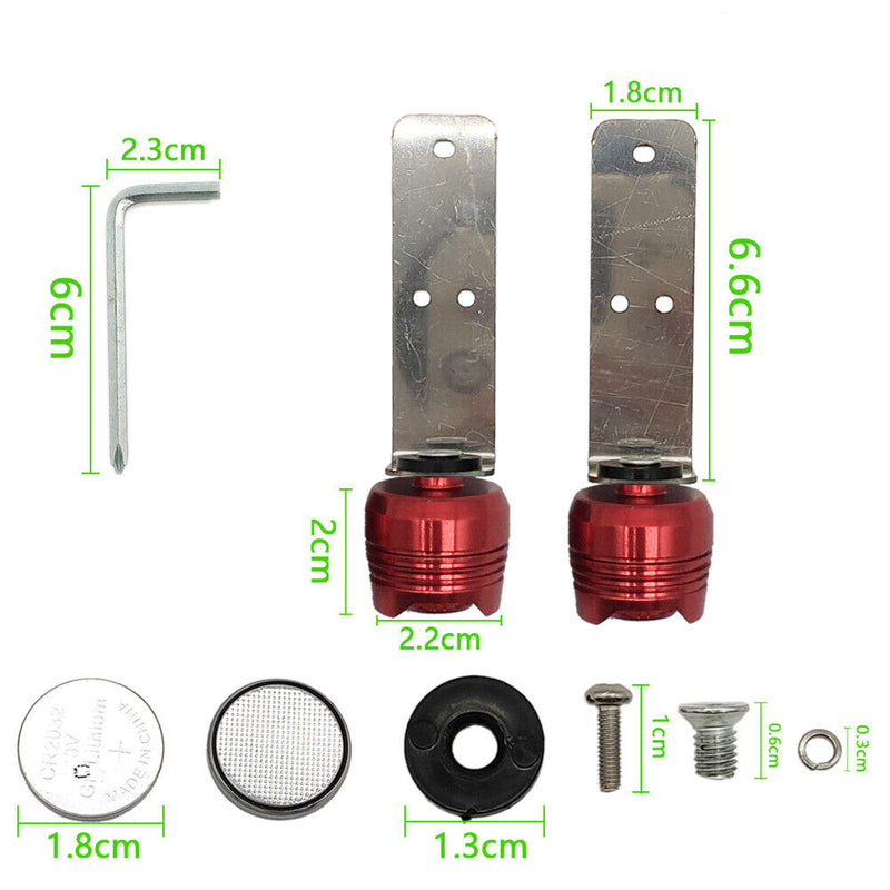 1 Set Electric Scooter Taillight for M365 1S Rear Tail Warning Lamp (Red) Newly