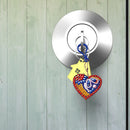 5pcs DIY Diamond Painting Heart Keychain Full Special Shaped Drill (QC001)