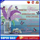 5D Diamond Painting Kit DIY Flower Letter Special Shape Partial Drill Home