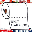 Creative Toilet Roll Paper Brooch Badges Jacket Backpack Decor Pins (White)