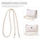 Synthetic Leather Purse Chain Strap Length 47.2 Inch for Shoulder Crossbody B