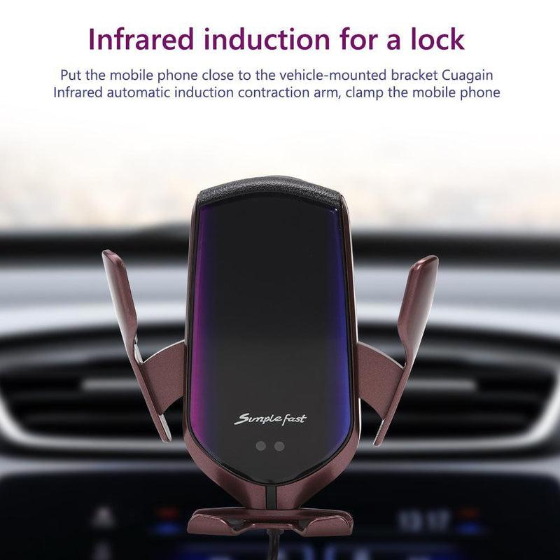 R1 Wireless Car Charger Phone Stand 10W Smart Charger for Mobile Phone Universal