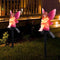 LED Solar Light Flower Fairy Lawn Stake Outdoor Garden Landscape Light (A) Newly