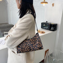 Women Animal Printed Handbags Lady Casual Zipper Shoulder Totes Underarm Bags