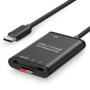 2"" 1 Memory Card Reader USB Type 3.1 C to USB 3.0 OTG Adapter for PC Cellphone