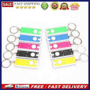 10X Mini LED Light Torch Camping FlashLight Ring Key Chain Lamp