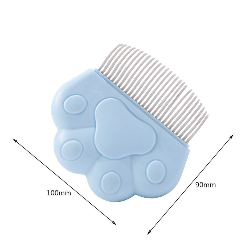 Cat Needle Massage Combs Cat Claw Hair Remover Pet Grooming Brush (Blue) Newly