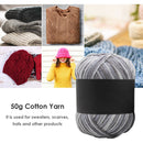 Gradient Color Milk Cotton Yarn Scarf Sweater Crochet Knitting Yarn (G) Newly