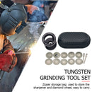 TIG Welding Tools Set Aluminum Tungsten Electrode Rods Sharpener Grinder He