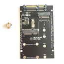 M.2 MSATA SSD to SATA 7 15Pin 2.5"" Adapter Card 2 in 1 Computers Converter