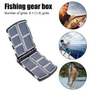 Portable Semi-Automatic Opening Fishing Tackle Box w/ Grids Fishing Accessories
