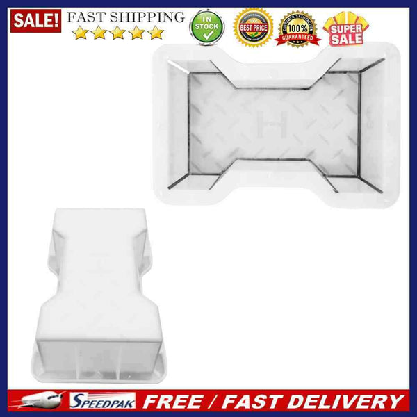 Garden Walk Pavement Mold DIY Manual Road Path Paving Brick Stone Concrete