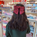 Women Hair Accessories Rubber Bands Satin Ribbon Bow Hair Rope Ponytail Holde