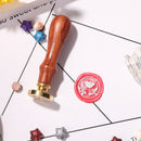 Retro Animal Fire Paint Seal Wax Stamp Literary Hand Account Sealing Wax Head