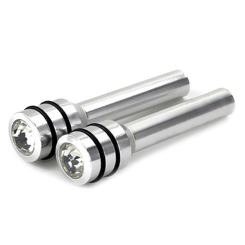 Bling Rhinestone Aluminum Alloy Car Door Lock Knob Pull Pins Universal Pack