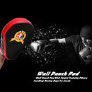 Durable PU Boxer Pad Hand Target MMA Punch Pad for Boxing Training (Red)
