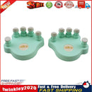 1 Pair Piano Finger Trainers Hand Strength Exerciser for Beginner (Green) Newly