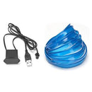 5m Ambient Light Car Interior EL Wiring LED Strip Lamp for Auto (Blue)