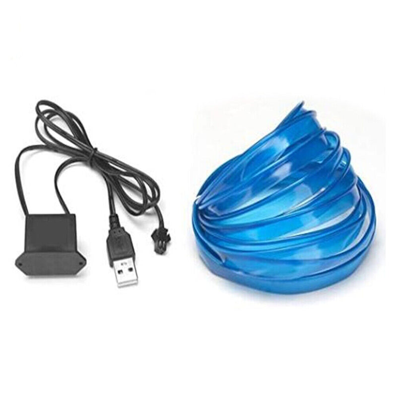 5m Ambient Light Car Interior EL Wiring LED Strip Lamp for Auto (Blue)