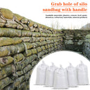 White Empty Sandbags Woven Polypropylene Heavy Duty Sandbags for Flooding 10Bag
