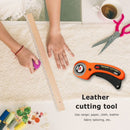 45mm Rotary Cutter Leather Circular Blade DIY Fabric Cutting Tools (B) Newly