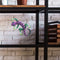 Metal Gecko Wall Outdoor Hanging Statue Home Artwork Fence Decor (Purple) Newly